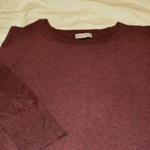 Ava & Viv Cold Shoulder Sweater